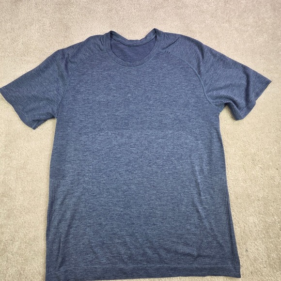 lululemon athletica Other - Lululemon Metal Vent‎ Tech Atletic Shirt Men's Medium Blue